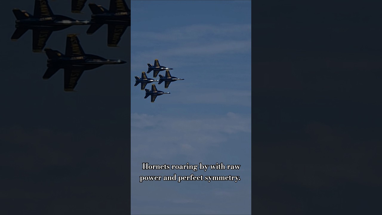 Blue Angels Diamond Formation – 168,000 Pounds of Thrust | Milwaukee Air & Water Show 2025