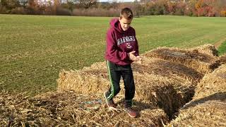 Falling off a 50 foot hay stack 😬*GONE WRONG*
