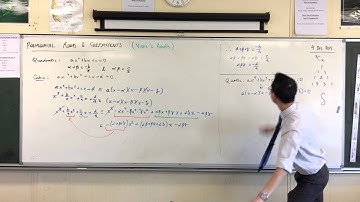Polynomial Roots and Coefficients (2 of 5: Relationship of roots and coefficients in a Quartic)