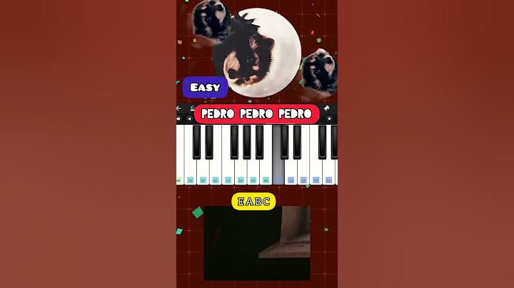 Pedro Pedro Pedro Tiktok Viral | Piano Tutorial | Walkband #piano #shorts #ytshorts #yt #easypiano