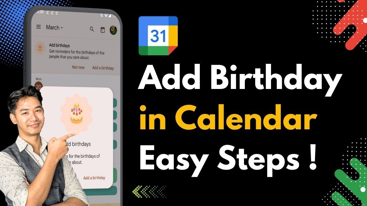 How to Add Birthday in Google Calendar ! - YouTube