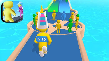 Giant Rush ​- All Levels Gameplay Android,ios (Levels 383-393)