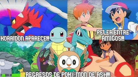 Sceptile, Squirtle y Rowlet de Ash regresan!!! Koraidon aparece!!! Ash salva a Latias!!!