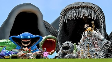 Sea Monster Family Vs Zoonomaly Sea Monster Family In Garry