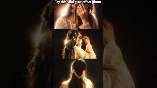 Moody Flash Photography Edit 🌙✨ | Instagram Aesthetic Look| Glow Effect Portrait Tutorial 🔥#trend