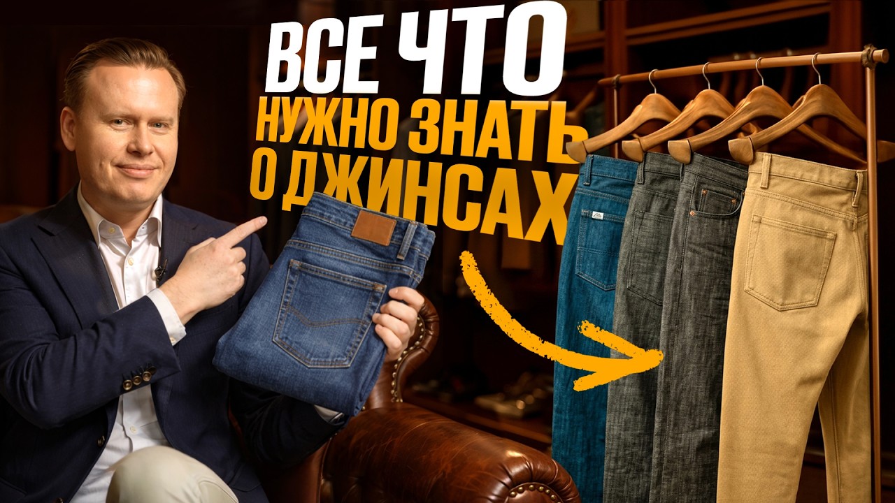 ВСЕ о джинсах в 1 видео. Как мужчине выбрать джинсы в 2026?