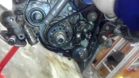 How to change a timing belt, 4g69 engine 2006 Mitsubishi Eclipse GS Part 1