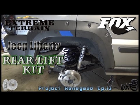 jeep-liberty-rear-lift-kit-with-new-brakes-&-suspension,-project-renegade-ep.13
