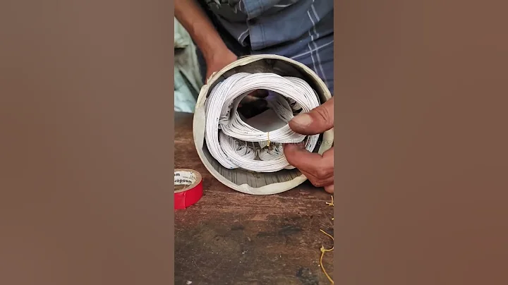 Submersible motor winding|Motor winding|Open well submersible water pump winding #shorts