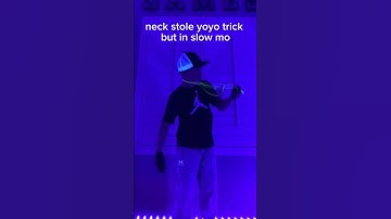 Neck stole yoyo trick in slow mo #viral #yoyo #hobby #fun #yoyofactory #trick #toy