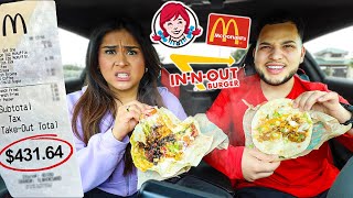 We Let the Person in Front of me DECIDE What we Eat For 24 Hours! **GONE WRONG**