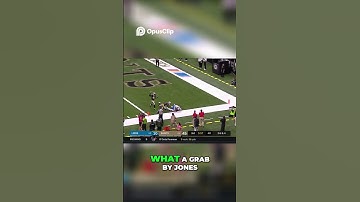 Unbelievable Catch! Jones Makes an Amazing End Zone Grab