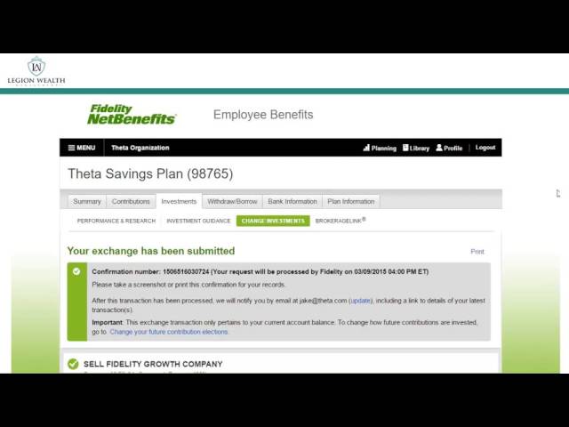 Fidelity 401K Login Information