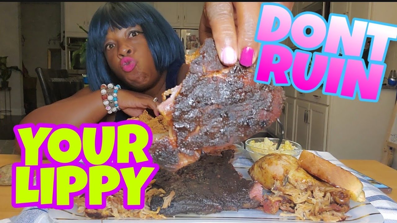 DON'T RUIN YOUR LIPSTICK CHALLENGE |@CYNTNMO|RIBS & BEER CAN CHICKEN | MUST SEE HUSBAND SCARES WIFE