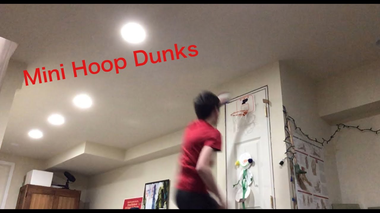 Mini hoop dunking YouTube