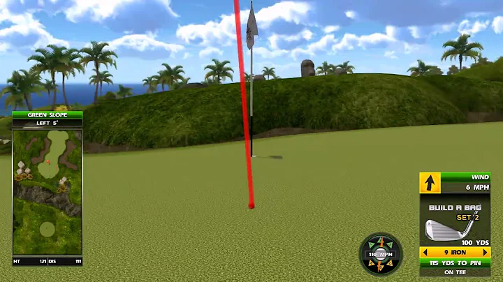 Golden Tee Great Shot on Easter Island!