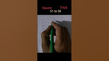 🌴51 to 59 square trick ⬛🔥🔥#shorts #squaretrick  #square #math#SSK EDUCATION