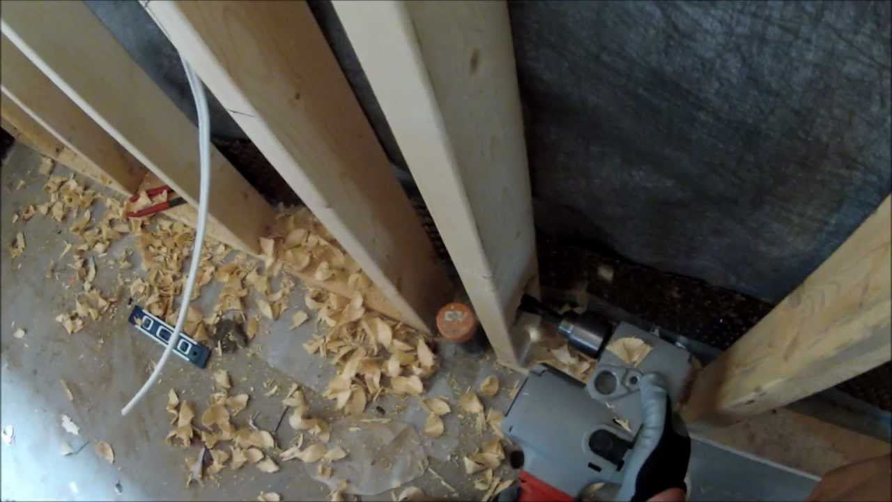 Milwaukee Hole Hawg Drill In Action Model 1676