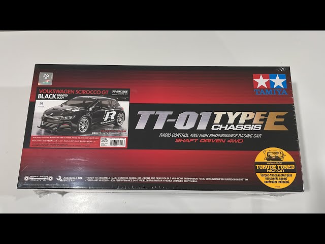 Tamiya 47452 RC VW Scirocco 1:10 RC Bundle RC avec télécommande