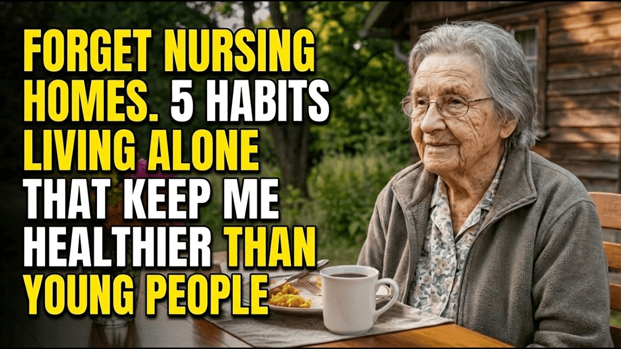 83 Years and Living Alone. 5 Habits That Keep Me Healthier Than Young People