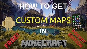 How To Get FREE CUSTOM MAPS On MINECRAFT PE (✓WORKING 2021✓)
