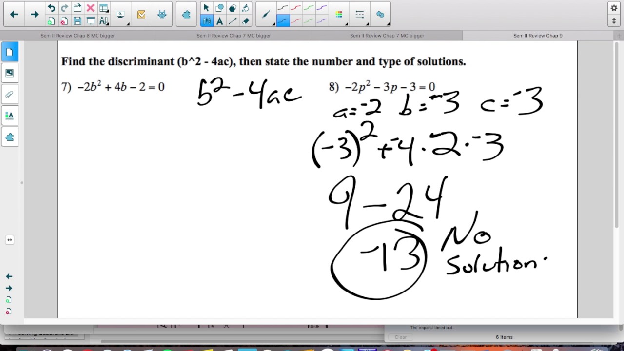 Semester 2 Review Chapter 9 
