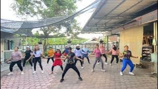 senam kreasi selendang biru anggun pramudita dj wangi #senamsehatsenamkreasi