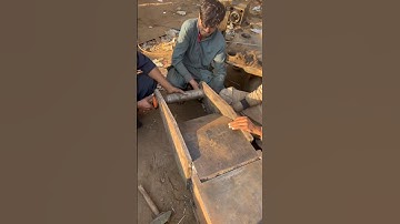 Excavator new Boom line Boring fitting adjust with  welding #shorts