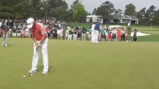 Louis Oosthuizen putting stroke