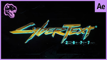Cyberpunk 2077 Game Logo Reveal 4K - After Effects