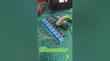 8 Channel Relay Testing via Arduino