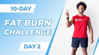 Day 2: Full Body Shred | 10-Day Fat Burn Challenge | All Standing, No Equipment