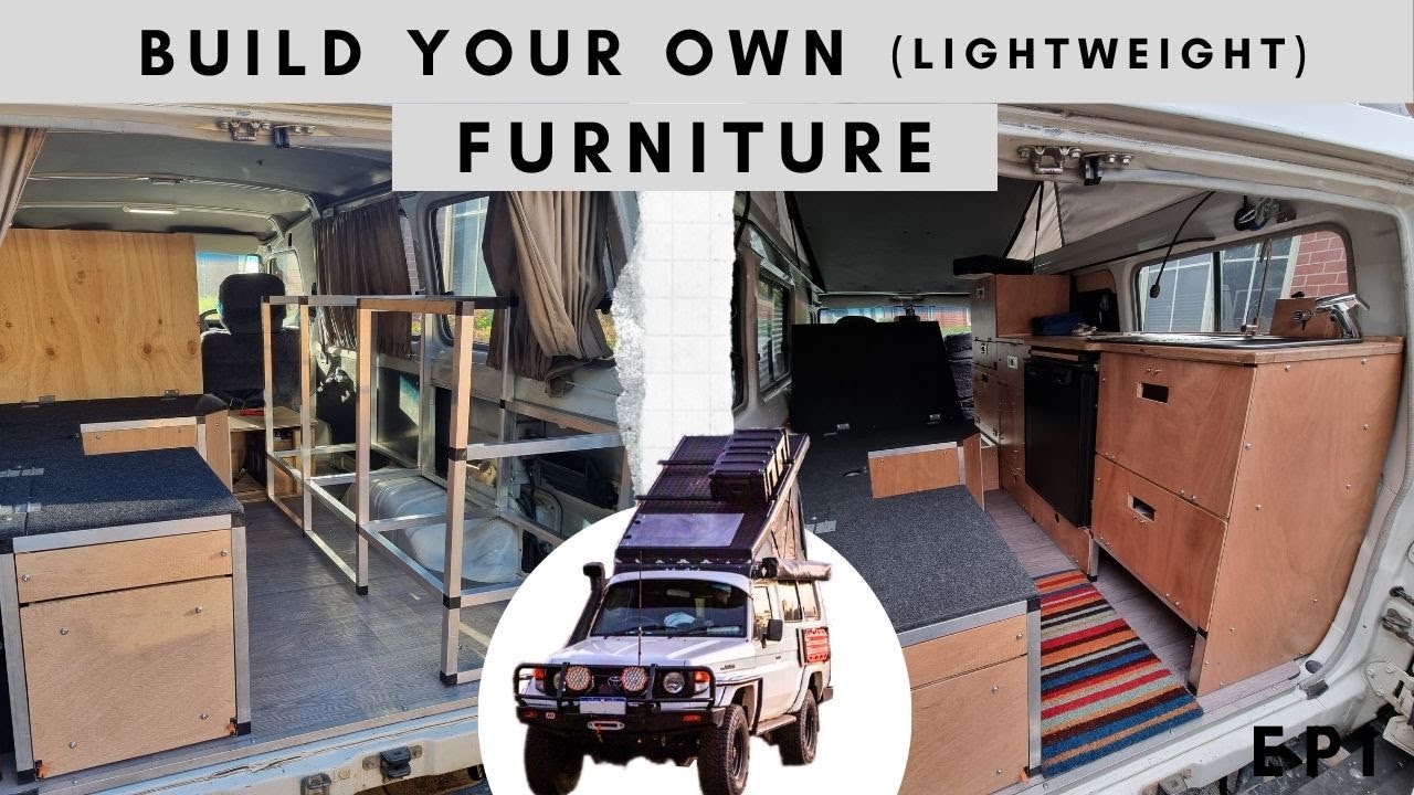 DIY Expedition vehicle (Troopy) build. Build your own lightweight furniture! EP2