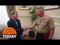 Marine reunites with good Samaritan who saved his life