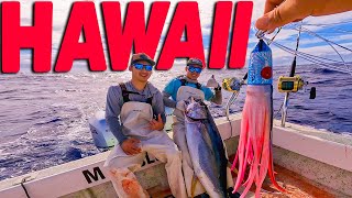 How we caught 500 Pounds of Tuna in a Lightning Storm! Greenstick Fishing in Hawaii!