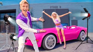 BEHIND THE SCENES of MALIBU BARBIE!! (My New Music Video)