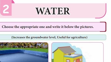 EE 5th standard science term 2 work book answers unit 2 water english medium