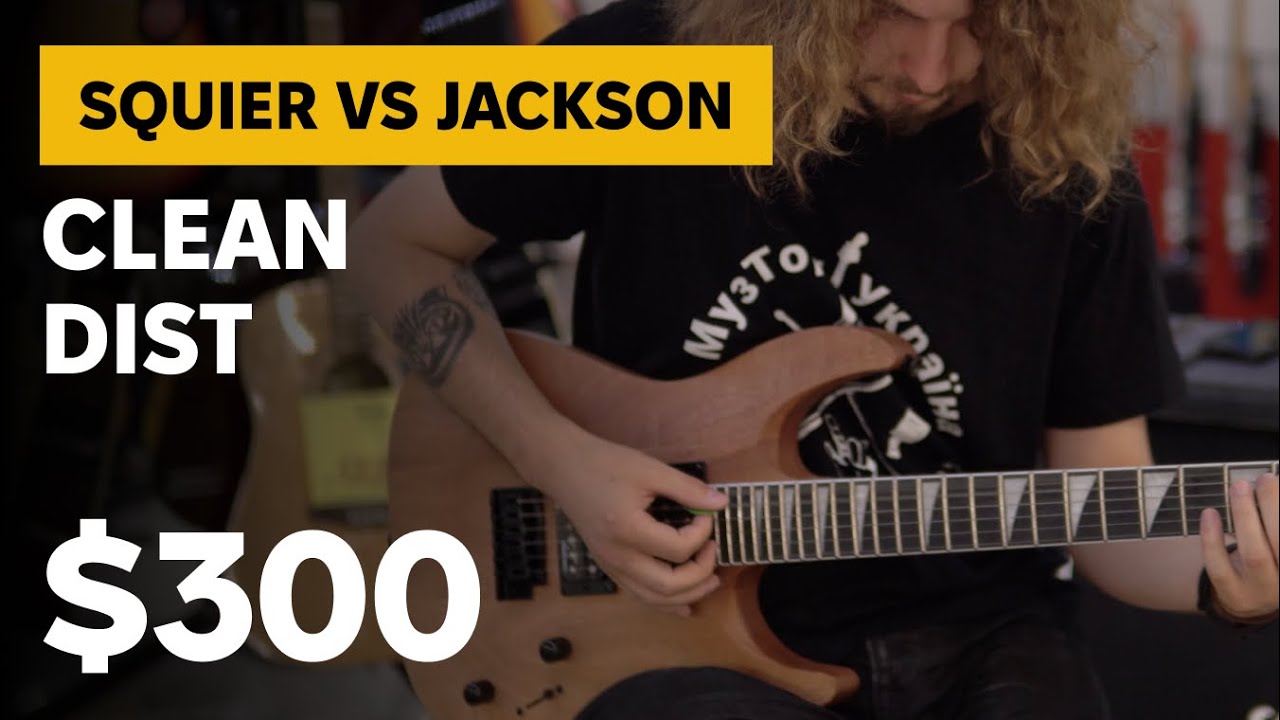 Cheapest Guitars Squier vs Jackson (Soundcheck) YouTube
