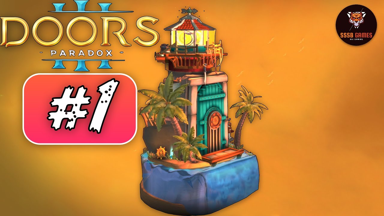 Doors Paradox Level 1 The Lighthouse All Gems And Note , GamePlay