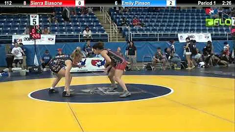 Consolation 112 - Sierra Biasone (New Jersey) vs. ...