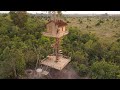 How to build 16m unique treehouse in jungle ancient skills