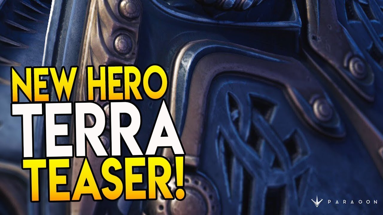Paragon New Hero TERRA TEASER! "V45 NEXT TANK HERO? WEAPONS, SHIELD & AXE!"