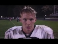 Woodlan RB Shawn Kitzmiller talks to News-Sentinel