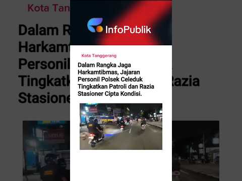 Polsek Ciledug Kota Tangerang Razia