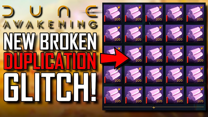 Dune Awakening | NEW DUPLICATION GLITCH! | Duplicate ANY ITEM! | GET UNLIMITED ITEMS & RESOURCES!