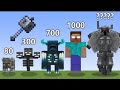 At what block height can you kill all mobs bosses with a Mace?