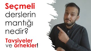 Seçmeli derslerin mantığı nedir? Nasıl seçmek gerek? Üniversitelilere, işletmeden örneklerle!