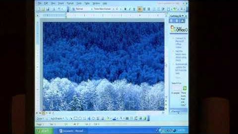 How to Add a Background Picture to a Microsoft Word 2003 Document