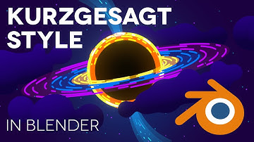 KURZGESAGT STYLE in Blender