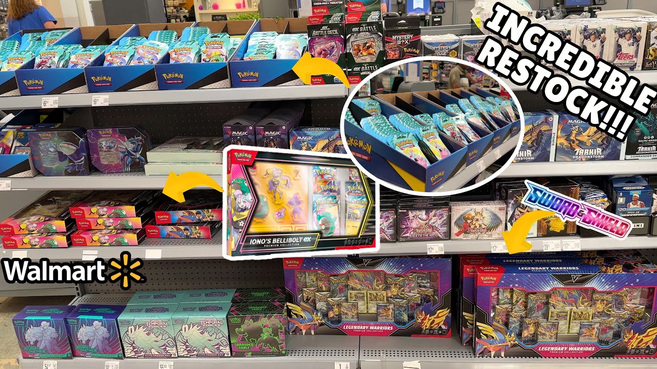 WALMART RESTOCK | Iono's Bellibolt & Legendary Warriors Premium Collection Boxes